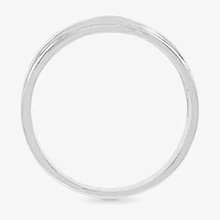 6.70mm Unisex Adult 1 1/5 CT. T.W. Natural White Diamond 10K White Gold Round Halo Side Stone Ring Set