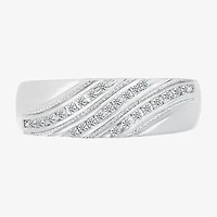 5.20mm Unisex Adult 1/3 CT. T.W. Natural White Diamond 10K White Gold Marquise Halo Side Stone Ring Set