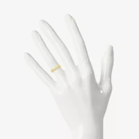 3.65mm Unisex Adult 1/5 CT. Natural White Diamond 10K Gold Heart Halo Side Stone Ring Set