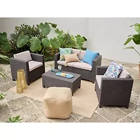 Distant Lands 18x18 Tufted Square Throw Pillow