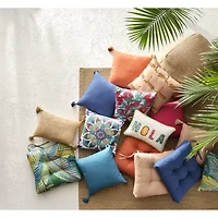 Distant Lands 18x18 Tufted Square Throw Pillow