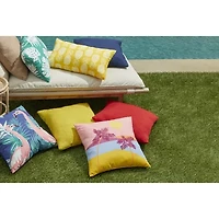 Outdoor Oasis 20x20 Textured Square Throw Pillow