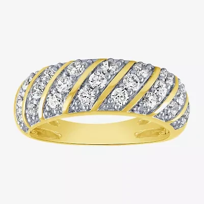 H-I / I1) Womens 1 CT. T.W. Lab Grown White Diamond 10K Gold Band