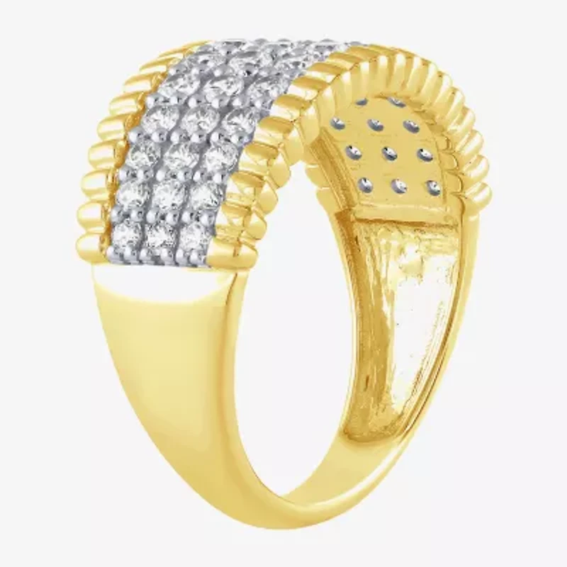 (H-I / I1) Womens 1 CT. T.W. Lab Grown White Diamond 10K Gold Band