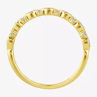 (H / I1) Womens 1/4 CT. T.W. Lab Grown White Diamond 10K Gold Anniversary Band