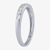 (H / I1) Womens 2MM 1/4 CT. T.W. Lab Grown White Diamond 10K Gold Wedding Band