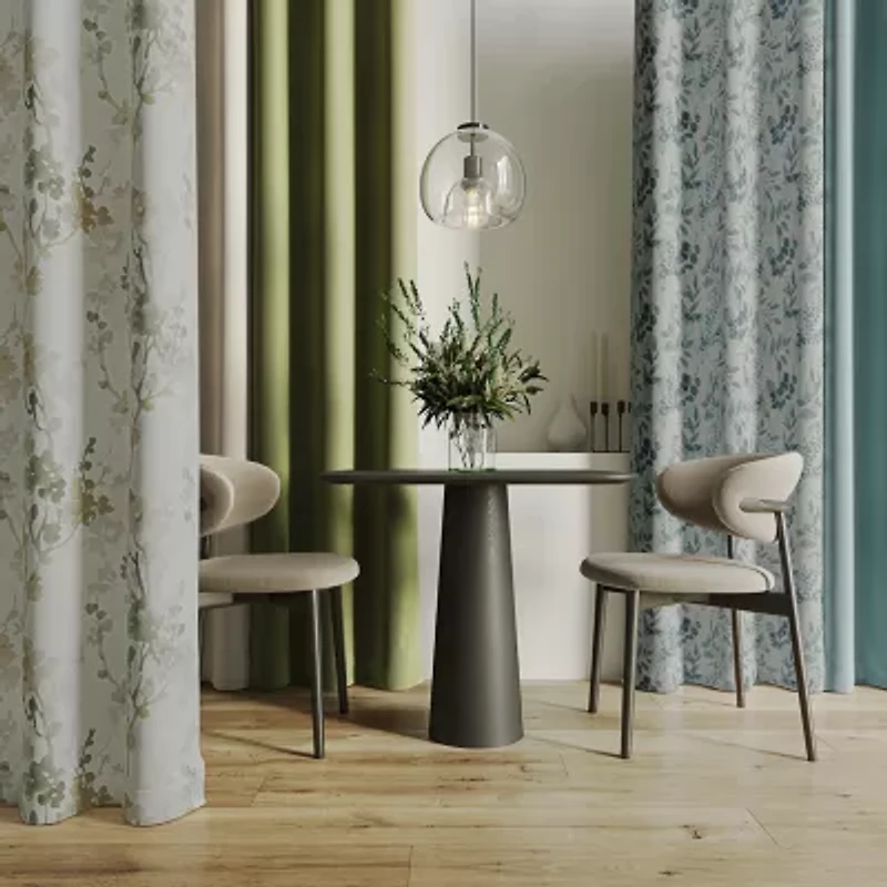 Sun Zero Percy Solid Grommet Top Energy Saving 100% Blackout Single Curtain Panel