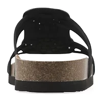 White Mountain Halicore Womens T-Strap Footbed Sandals