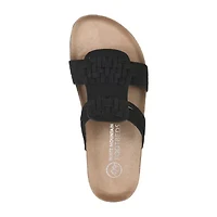 White Mountain Halicore Womens T-Strap Footbed Sandals