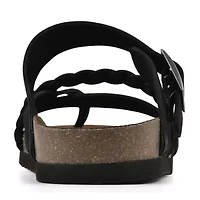 White Mountain Wm Spring 2026 Womens Criss Cross Strap Footbed Sandals