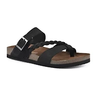 White Mountain Wm Spring 2026 Womens Criss Cross Strap Footbed Sandals