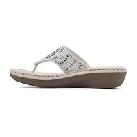 Cliffs by White Mountain Womens Cienna Slide Sandals