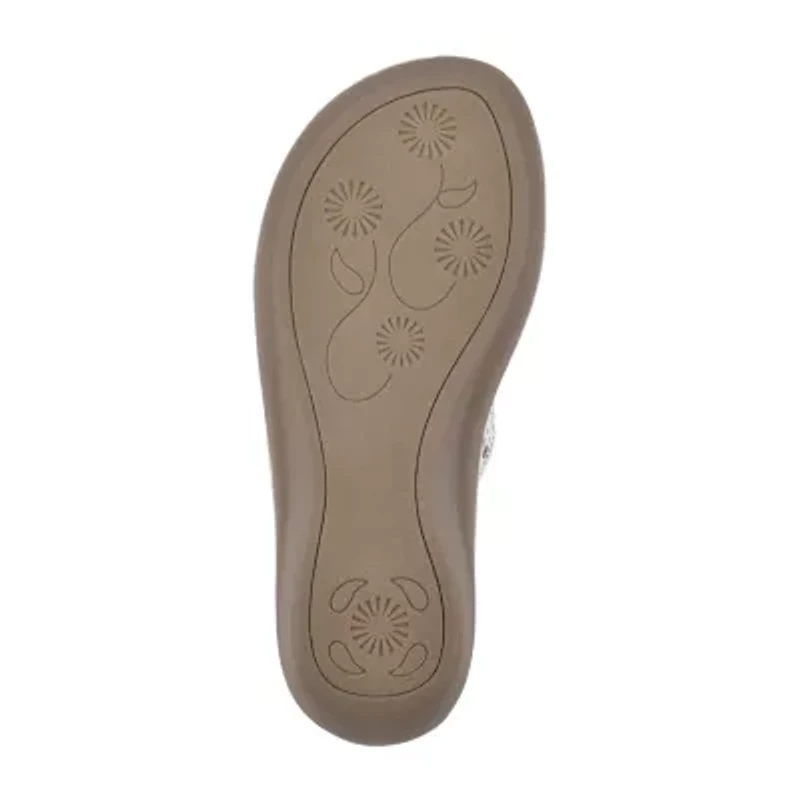 Cliffs by White Mountain Womens Cienna Slide Sandals