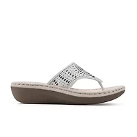 Cliffs by White Mountain Womens Cienna Slide Sandals