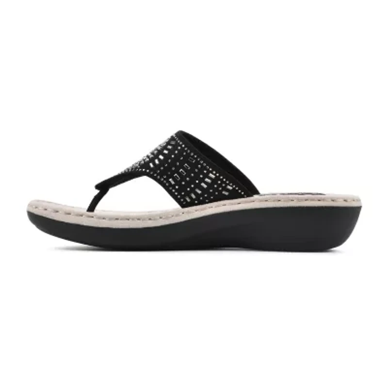 Cliffs by White Mountain Womens Cienna Slide Sandals
