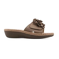 Cliffs By White Mountain Womens Casmyn Slide Sandals