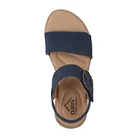 Cliffs by White Mountain Womens Bonique Strap Sandals