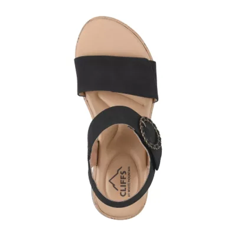 Cliffs by White Mountain Womens Bonique Strap Sandals