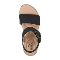 Cliffs by White Mountain Womens Bonique Strap Sandals