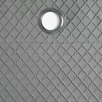 Fieldcrest Diamond Grommet Top Energy Saving 100% Blackout Single Curtain Panel