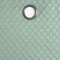 Fieldcrest Diamond Grommet Top Energy Saving 100% Blackout Single Curtain Panel