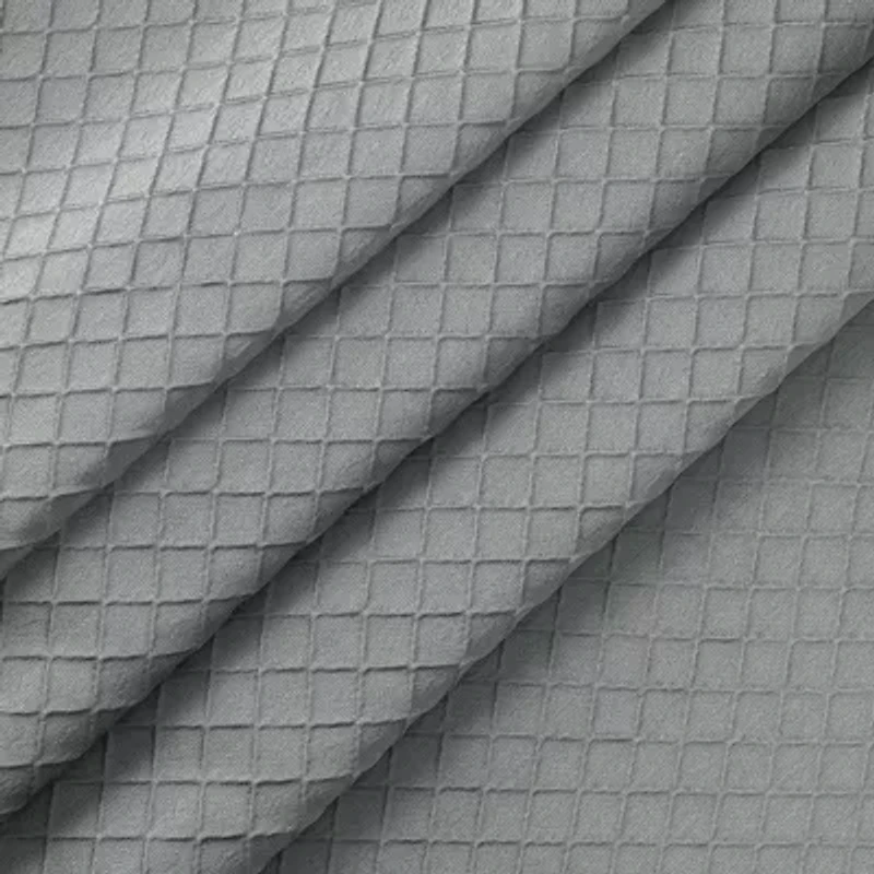 Fieldcrest Diamond Grommet Top Energy Saving 100% Blackout Single Curtain Panel
