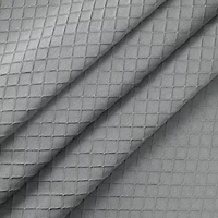 Fieldcrest Diamond Grommet Top Energy Saving 100% Blackout Single Curtain Panel