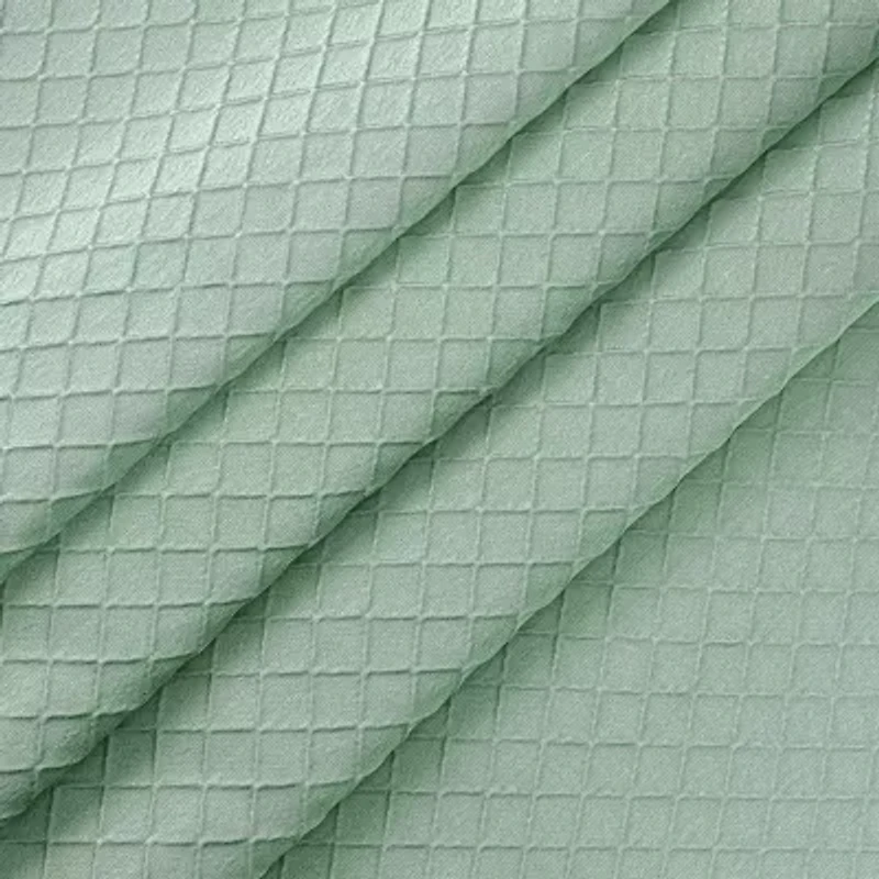 Fieldcrest Diamond Grommet Top Energy Saving 100% Blackout Single Curtain Panel