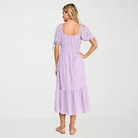 City Triangle Womens Juniors A-Line Dress