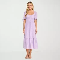 City Triangle Womens Juniors A-Line Dress