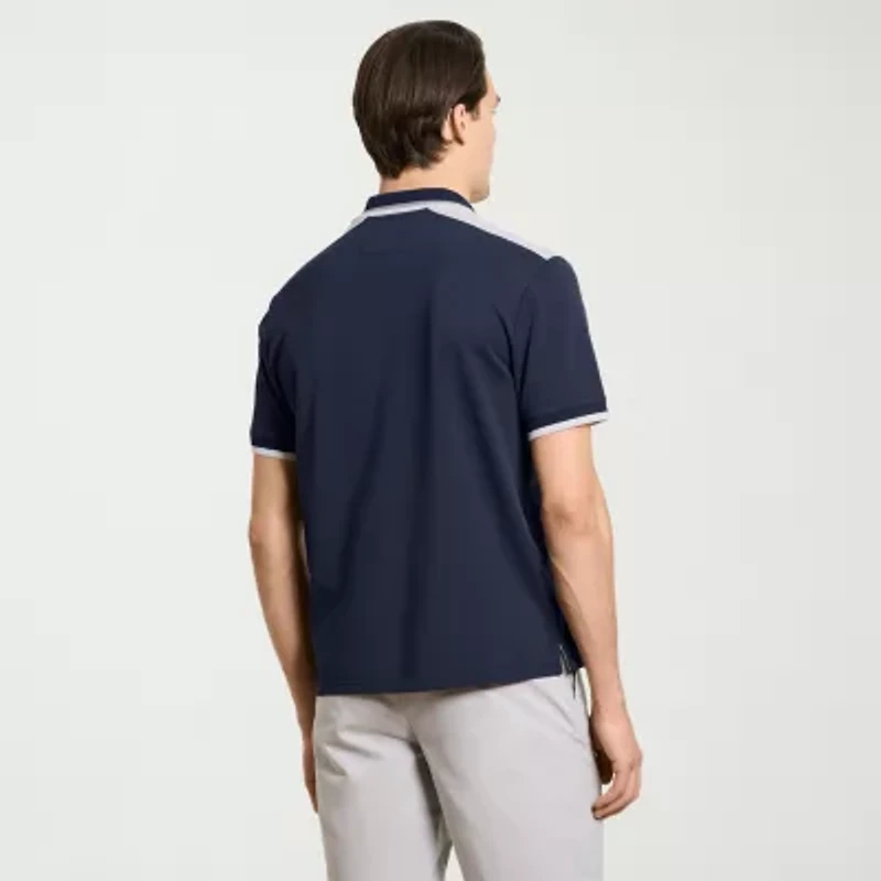Van Heusen Performance Mens Regular Fit Short Sleeve Polo Shirt