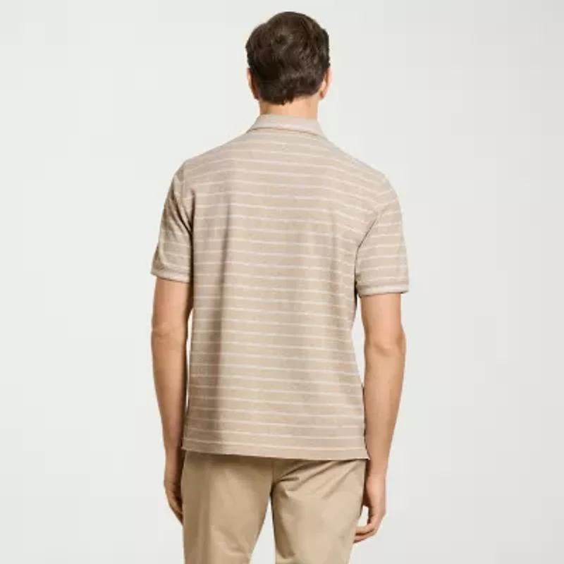Van Heusen Originals Mens Regular Fit Short Sleeve Polo Shirt