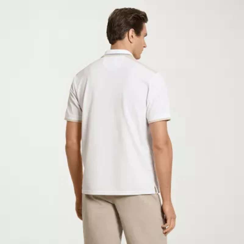 Van Heusen Performance Mens Regular Fit Short Sleeve Polo Shirt