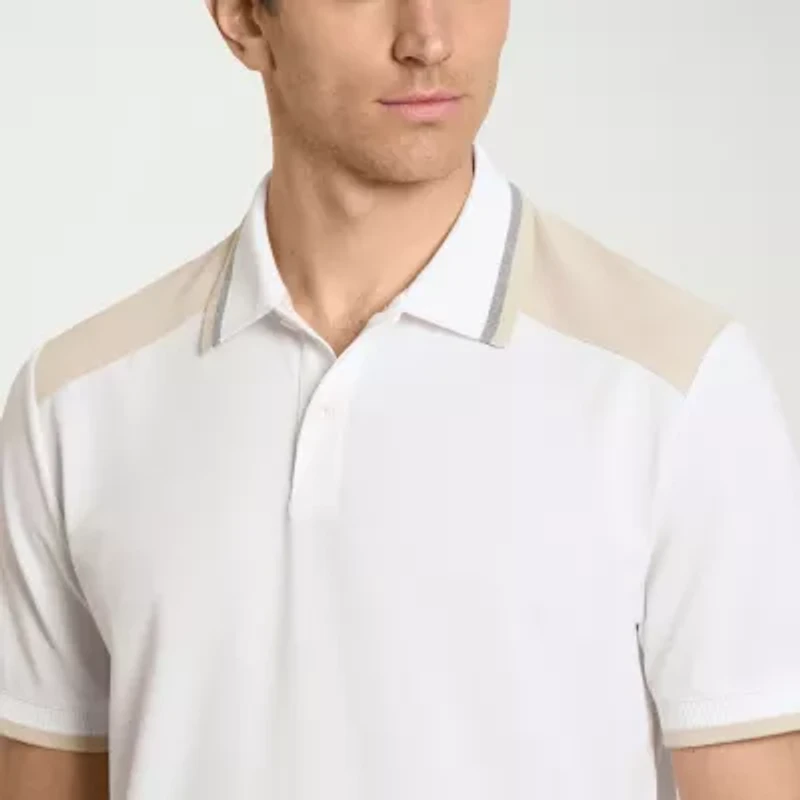 Van Heusen Performance Mens Regular Fit Short Sleeve Polo Shirt