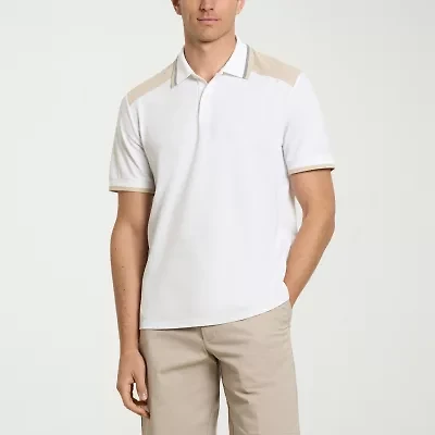 Van Heusen Performance Mens Regular Fit Short Sleeve Polo Shirt