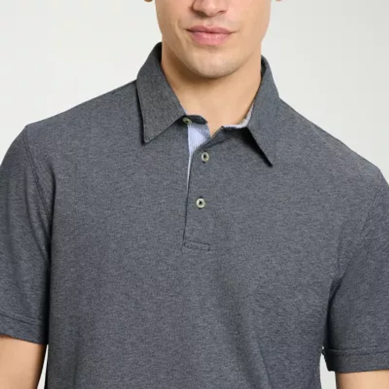 Van Heusen Originals Mens Regular Fit Short Sleeve Polo Shirt