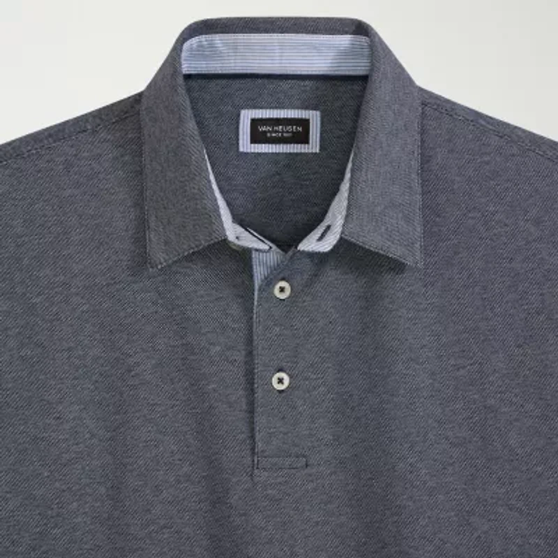 Van Heusen Originals Mens Regular Fit Short Sleeve Polo Shirt