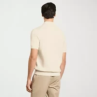 Van Heusen Temp Control Mens Short Sleeve Polo Sweater