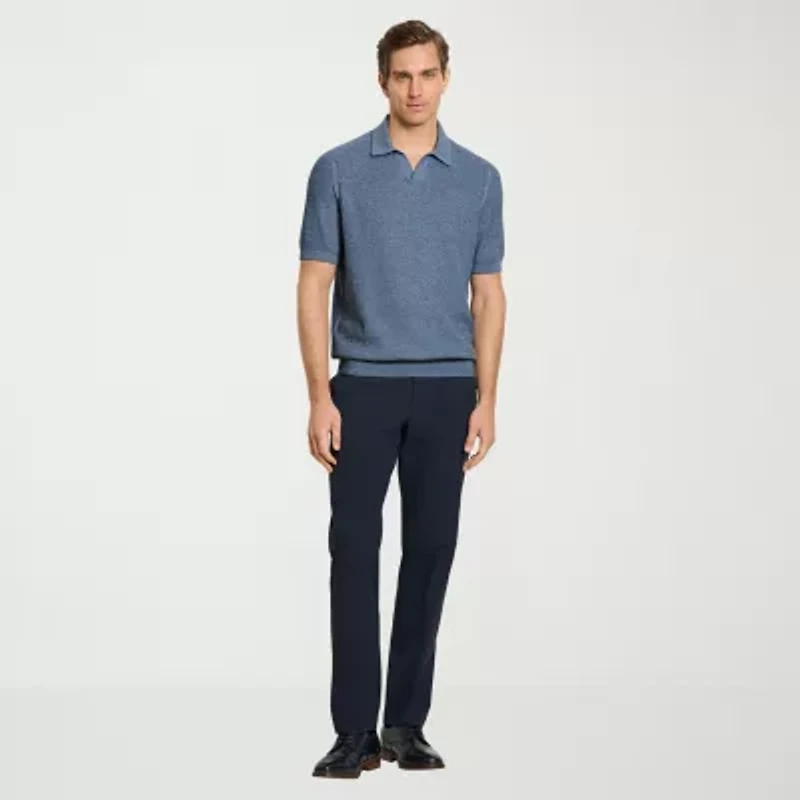 Van Heusen Temp Control Mens Short Sleeve Polo Sweater