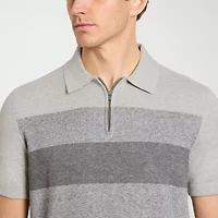 Van Heusen Temp Control Mens Short Sleeve Polo Sweater