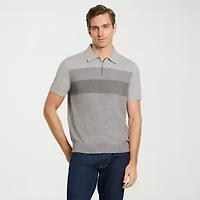 Van Heusen Temp Control Mens Short Sleeve Polo Sweater