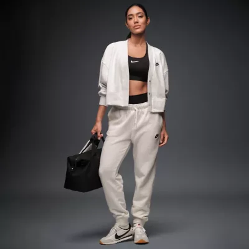 Nike Womens Y Neck Long Sleeve Cardigan