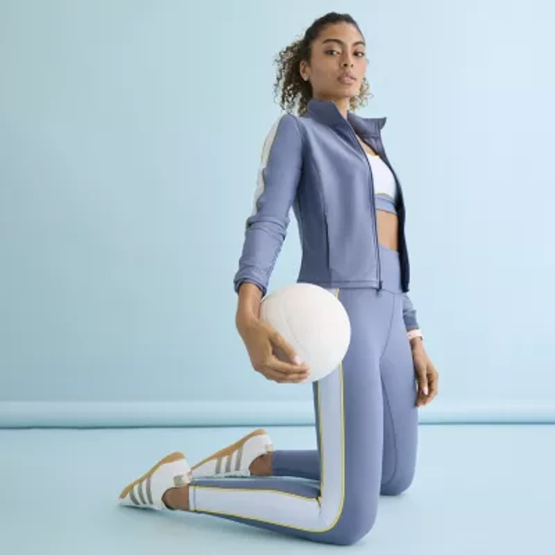 Xersion EverContour+ Womens Quick Dry High Rise 25" 7/8 Ankle Legging