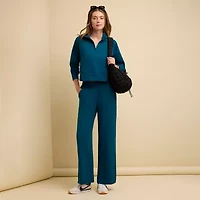 Xersion Womens Scuba Luxe Open Hem Pant