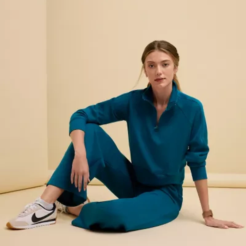 Xersion Womens Scuba Luxe Open Hem Pant