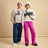Xersion Womens Super Soft Fleece Straight Leg Sweatpant