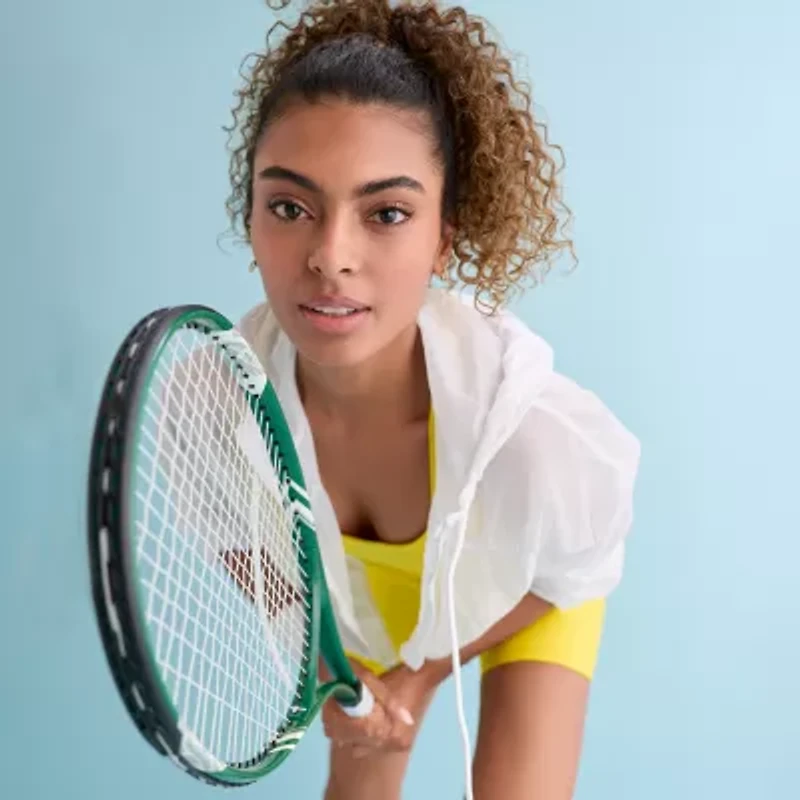 Xersion Womens Hooded Lightweight Windbreaker