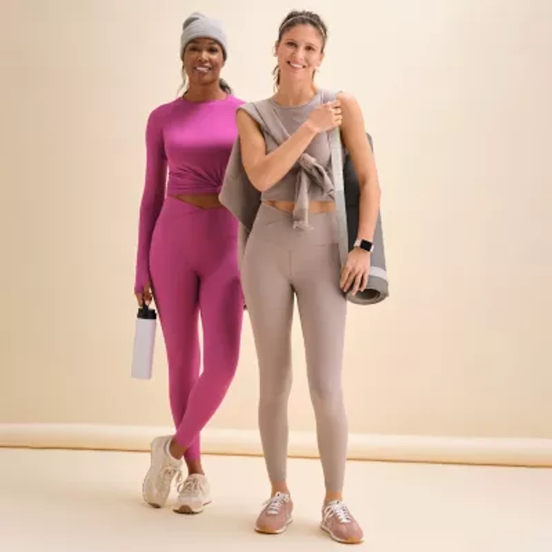 Xersion Womens EverUltra Quick Dry High Rise 25" 7/8 Ankle Legging