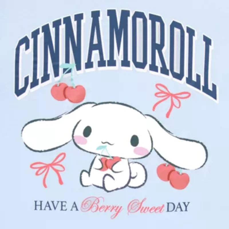 Grayson Threads, The Label Womens Juniors Short Sleeve Cinnamoroll Graphic T-Shirt