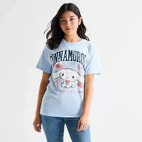 Grayson Threads, The Label Womens Juniors Short Sleeve Cinnamoroll Graphic T-Shirt